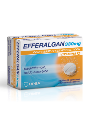 Efferalgan*20 Cpr Eff 330 Mg + 200 Mg
