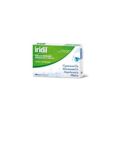 Gocce Oculari Iridil 10 Ampolle Monodose Richiudibili 0,5 Ml