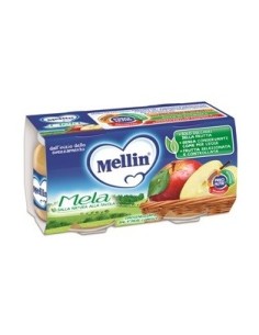Mellin Omogeneizzato Mela 100 G 2 Pezzi