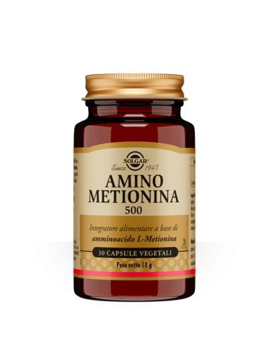Amino Metionina 500 30 Capsule Vegetali