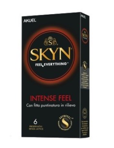 Profilattico Ansell Akuel Skyn Intense Feel B 6 Pezzi