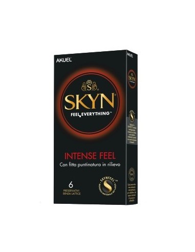 Profilattico Ansell Akuel Skyn Intense Feel B 6 Pezzi