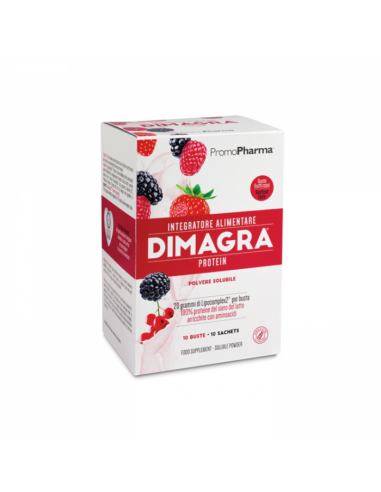 Dimagra Protein Red Fruit 10 Bustine