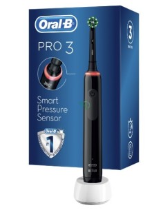 Oral-b Pro 3 Black Spazzolino Elettrico + 2 Refill