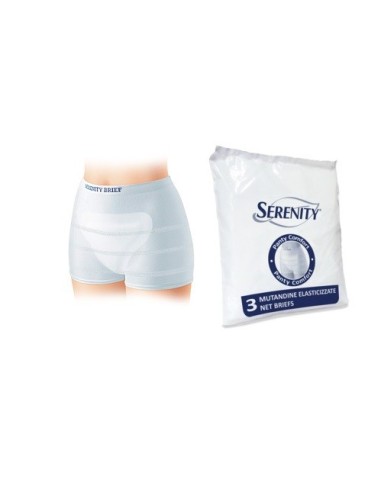 Mutandina A Rete Per Incontinenza Serenity Panty Comfort M 3pezzi