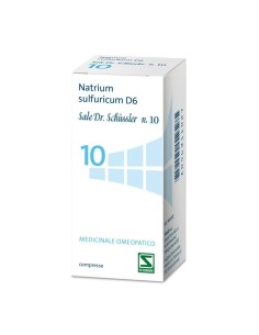 Natrium Sulfuricum D6 Sale Dr.schussler N.10*d6 200 Cpr Flacone