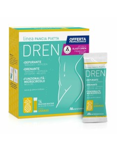 Pancia Piatta Dren Ananas 14 Bustine Stick Pack + Torba Drenante