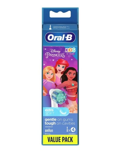 Oralb Kids Princess Testine Spazzolino Elettrico 4 Pezzi