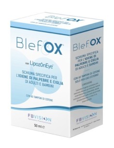 Blefox Schiuma Specifica Per Igiene Palpebre E Ciglia 50 Mlcon Erogatore + 60 Dischetti