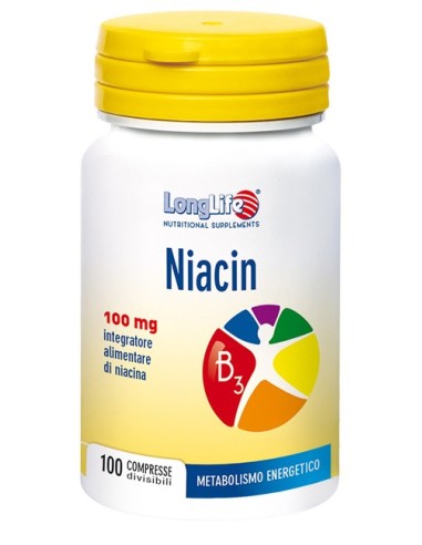 Longlife Niacin 100 Mg 100 Compresse