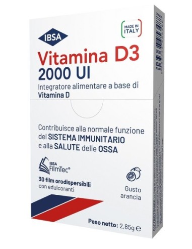 Vitamina D3 Ibsa 2000 Ui 30 Film Orodispersibili