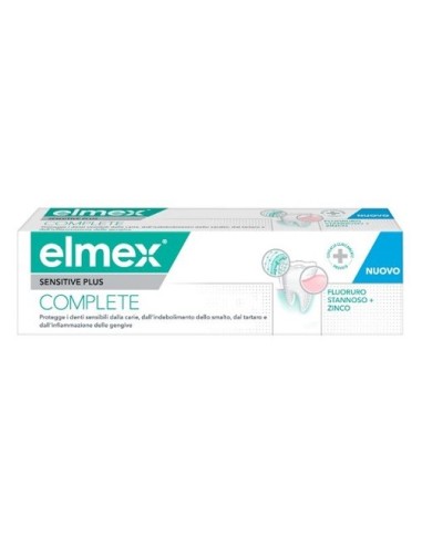 Elmex Dentifricio Sensitive Plus Complete 75 Ml