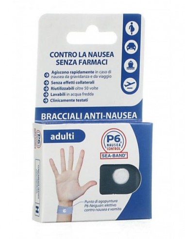 Bracciale Per Nausea Per Adulti P6 Control Seaband