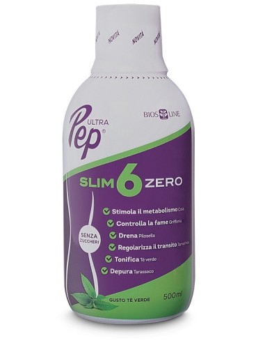Ultra Pep Slim 6 Zero Te' Verde 500 Ml