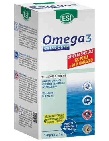 Esi Omega 3 Extra Pure 120 + 60 Perle Offerta