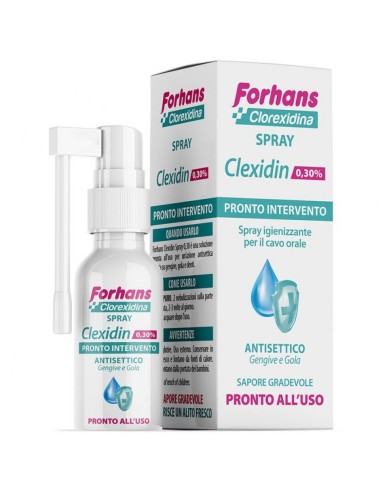 Collutorio Spray Con Clorexidina Forhans Clexidin 50ml