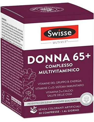 Swisse Donna 65+ Complesso Multivitaminico 30 Compresse