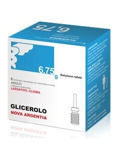 Glicerolo (nova Argentia)*ad 6 Contenitori Monodose 6,75 G Soluz Rett Con Camomilla E Malva