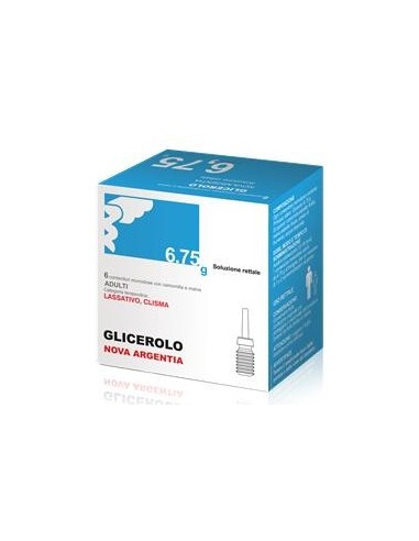 Glicerolo (nova Argentia)*ad 6 Contenitori Monodose 6,75 G Soluz Rett Con Camomilla E Malva