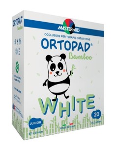 Cerotto Oculare Per Ortottica Ortopad Bianco Junior 20 Pezzi