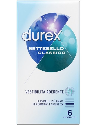 Profilattico Durex Settebello Classico 6 Pezzi