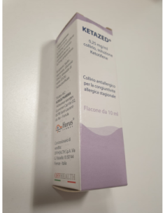 Ketazed*collirio 1 Flaconcino 10 Ml 0,25 Mg/ml Con Contagocce