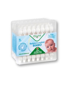 Profar Bastoncini Ovattati Bambini 56 Pezzi