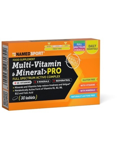 Multi-vitamin&mineral Pro 30 Compresse