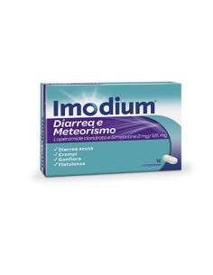 Imodium Diarrea E Meteorismo*12 Cpr 2 Mg + 125 Mg