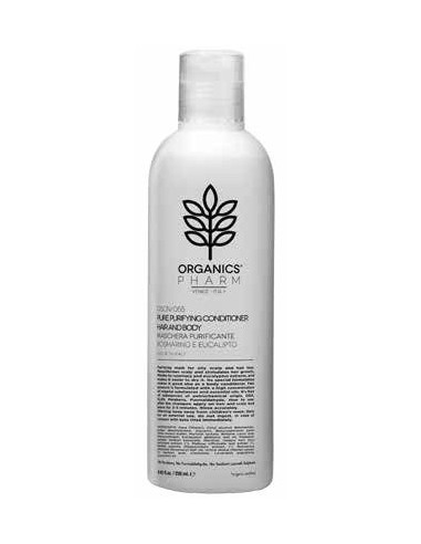 Organics Pharm Pure Purifying Conditioner Hair And Body Rosemary And Eucalyptus