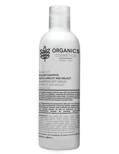 Organics Silver Shampoo With Walnut And Apricot Anti Giallo250 Ml