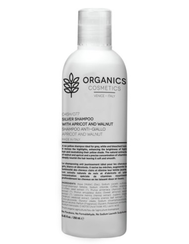 Organics Silver Shampoo With Walnut And Apricot Anti Giallo250 Ml