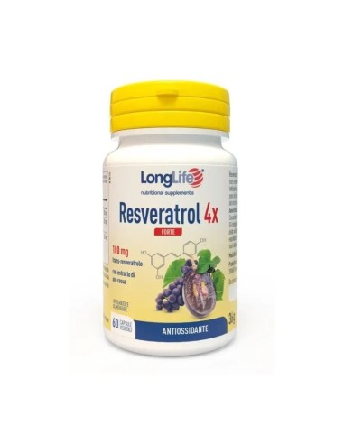 Longlife Resveratrol 4x Forte 60 Capsule