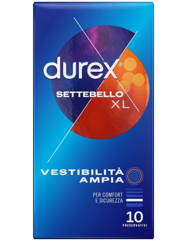 Profilattico Durex Settebello Extralarge 10 Pezzi