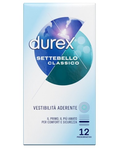 Profilattico Durex Settebello Classico 12 Pezzi