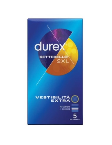 Profilattico Durex Settebello 2xl 5 Pezzi