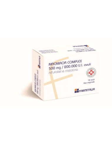 Macmiror Complex*12 Ovuli Vag 500 Mg + 200.000 Unita' Internazionali