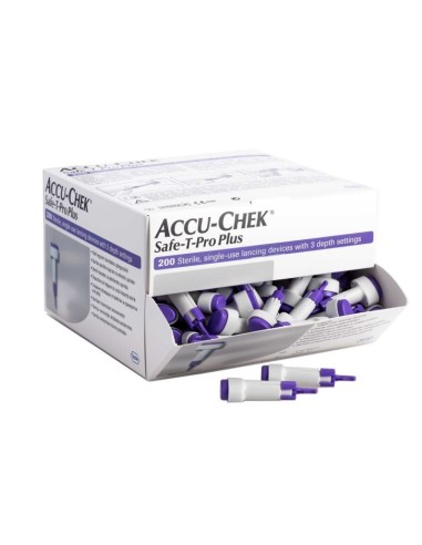 Lancette Pungidito Accu-chek Safe T Pro Plus Pd 200 Pezzi