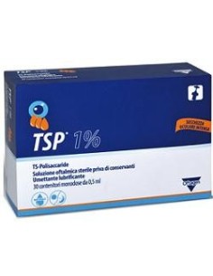 Tsp 1% Soluzione Oftalmica Umettante Lubrificante 30 Flaconcini Monodose 0,5 Ml