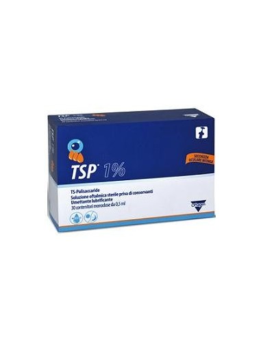 Tsp 1% Soluzione Oftalmica Umettante Lubrificante 30 Flaconcini Monodose 0,5 Ml