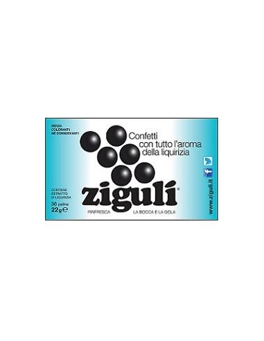 Ziguli Liquirizia 36 Palline 22 G