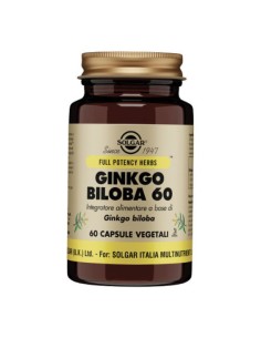 Ginkgo Biloba 60 60 Capsule Vegetali