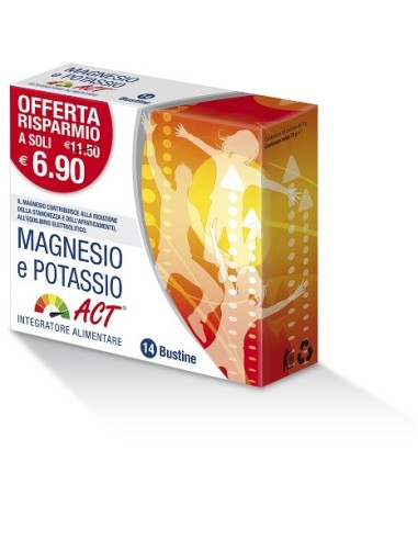 Magnesio E Potassio Act 14 Bustine 5 G