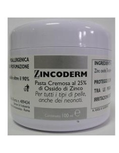 Zincoderm Pasta Cremosa 100 Ml