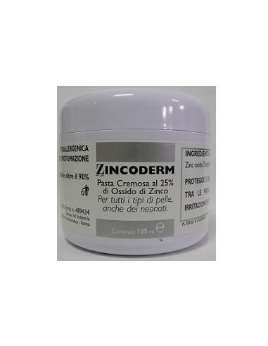 Zincoderm Pasta Cremosa 100 Ml