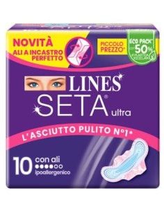 Lines Seta Ultra Assorbenti Ali Dwct 10 Pezzi