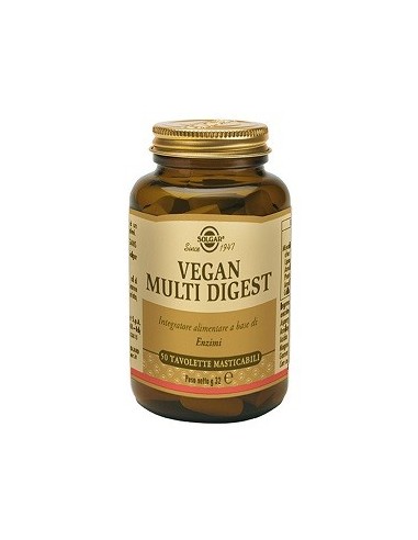 Vegan Multi Digest 50 Tavolette Masticabili