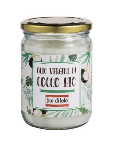 Fior Di Loto Olio Vergine Di Cocco Bio 450 Ml