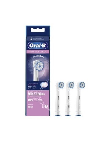 Oralb Power Refill Eb60-3 Sensitive Clean 3 Pezzi