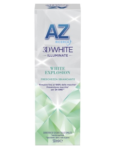 Az 3d White Illuminante White Explosion Dentifricio 50 Ml